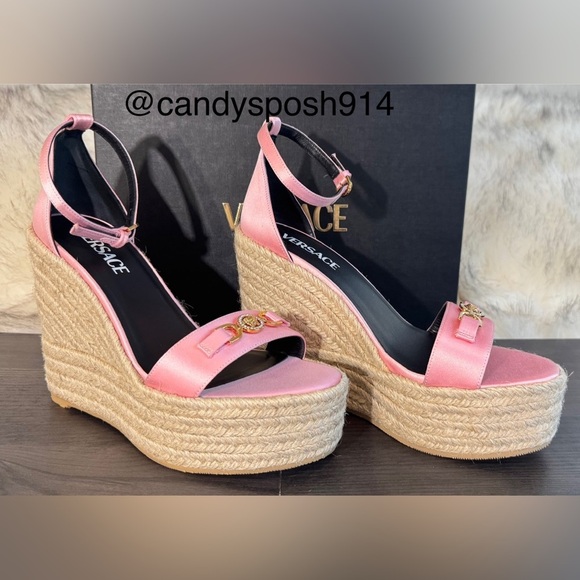 VERSACE MedusaEspadrille Platform Wedge
NWT | EU 39 - Picture 1 of 9